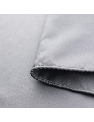 Cortina de Ducha AooHome 72x66 cm Impermeable Gris Claro