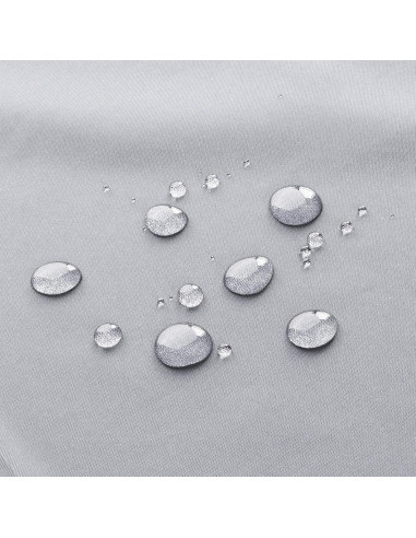 Cortina de Ducha AooHome 72x66 cm Impermeable Gris Claro