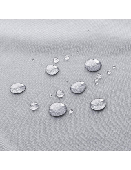 Cortina de Ducha AooHome 72x66 cm Impermeable Gris Claro