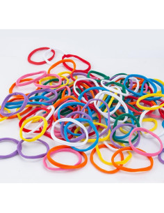 Kit de Tejer Potholder EXCEART 288 Pcs Nylon Multicolor 2