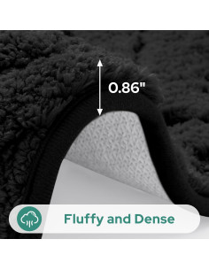 Alfombrillas de Baño HOMEIDEAS 2 Piezas Antideslizantes 40x81 cm 2