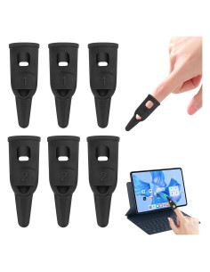 6 Bolígrafos Estilógrafos Capacitivos Silicona Alta Precisión