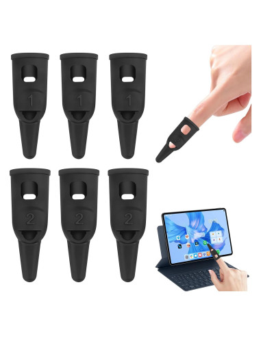 6 Bolígrafos Estilógrafos Capacitivos Silicona Alta Precisión