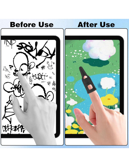 6 Bolígrafos Estilógrafos Capacitivos Silicona Alta Precisión