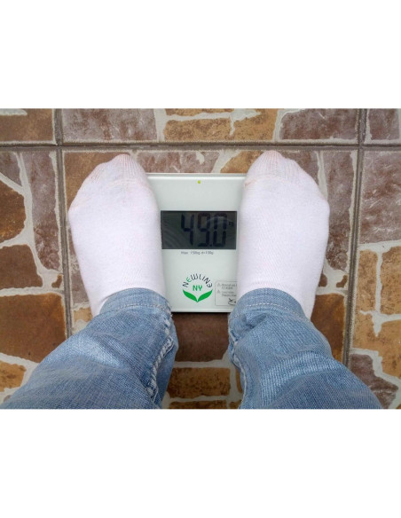 Báscula de Baño de Viaje Newline SBB0638SM Blanca 147.42 kg