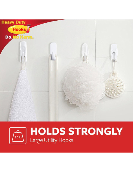 20 Ganchos Adhesivos Sinfuo Alta Resistencia para Pared