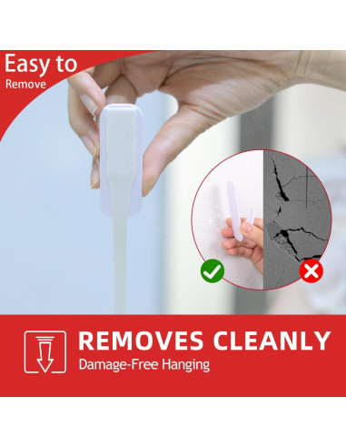 20 Ganchos Adhesivos Sinfuo Alta Resistencia para Pared