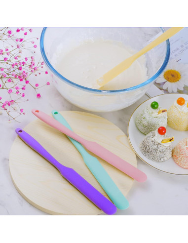 Juego de 4 espátulas de silicona SUMERSHA resistentes al calor