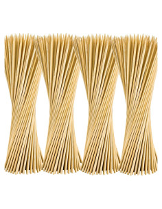 400 Pinchos de Madera de Bambú 30.48 cm para BBQ XTM