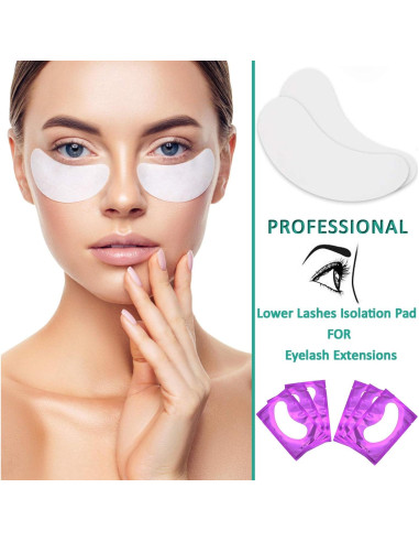 50 Pares de Parches de Gel para Ojos INKEL Sin Pelusa