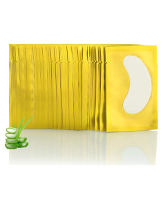 Conjunto de 100 Almohadillas de Gel para Ojos V World Oro