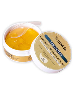 Parches Oculares Mivida 24K Oro y Ácido Hialurónico 60 PCs