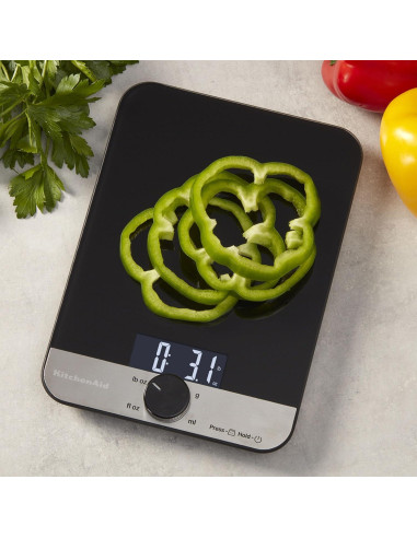 Escala de Cocina Digital KitchenAid KQ908 Vidrio 5kg