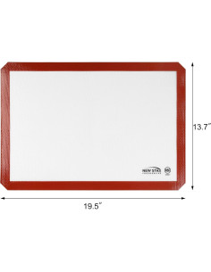 Tapete de Hornear de Silicona Nueva Estrella 35.5 x 50.8 cm 2