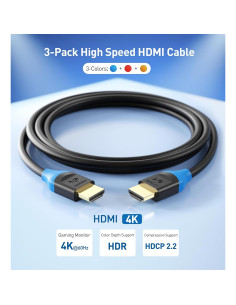 Cable HDMI de Alta Velocidad Cable Matters 1 Pie 4K 60Hz 2