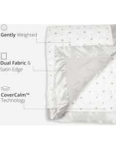 Manta con peso Dreamland Baby 1.81kg Rosa Polvoriento 91x122cm 2