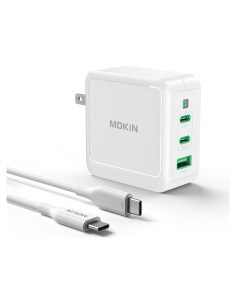 Cargador USB C 100W C-Smartlink Plegable Rápido 3 Puertos