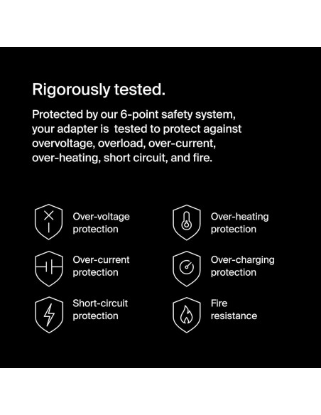 Adaptador de corriente Belkin 100W USB-C GaN con cable 2.4m