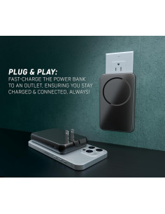 Cargador Portátil ChargeWorx 6000mAh Carga Rápida USB-C 2