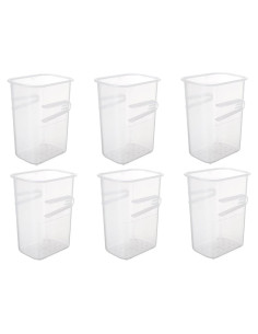 Organizador de Puerta de Refrigerador 6 Piezas MdakeGo Transparente