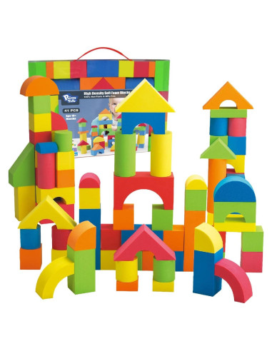 Bloques de Construcción de Espuma EVA Pairez Toys 41 Piezas