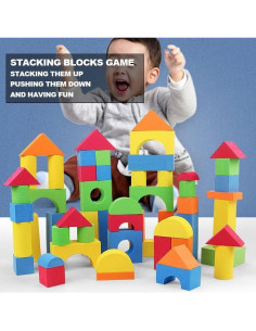 Bloques de Construcción de Espuma EVA Pairez Toys 41 Piezas 2