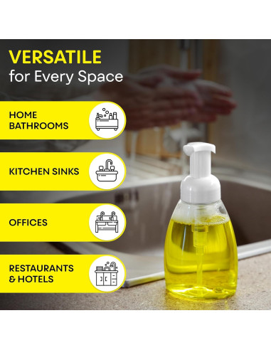 Botellas Dispensador de Jabón Espumoso BRIGHTFROM 250ml - Paquete de 2