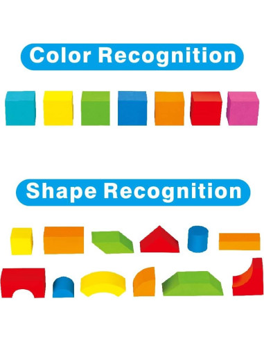 Bloques de Construcción de Espuma EVA Pairez Toys 41 Piezas