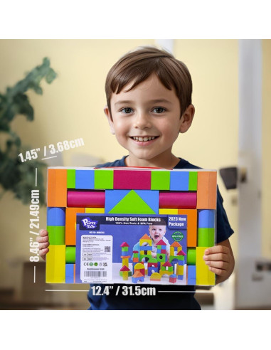 Bloques de Construcción de Espuma EVA Pairez Toys 41 Piezas