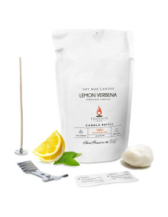 Kit de Fabricación de Velas Phoenix Wick - Cera de Soja 14 oz