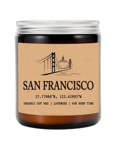 Vela Aromática de Soja San Francisco 226g - 50 horas de quemado