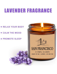 Vela Aromática de Soja San Francisco 226g - 50 horas de quemado 2