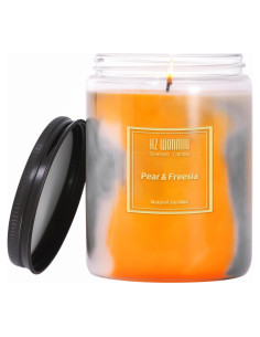 Vela Aromática HZ-WONMIO Fresia y Pera 270g - 80 Horas