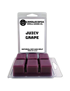 Cera Aromática Vegana Candlecopia Uva Jugosa 181g 12 Cubos