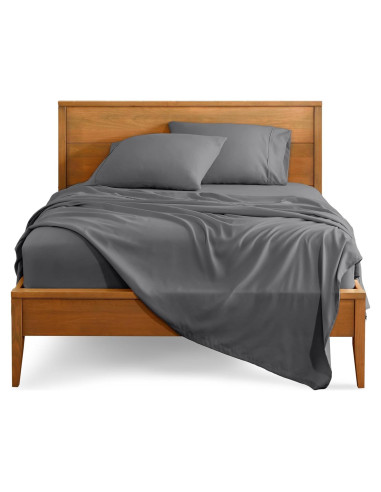 Juego de Sábanas Queen Bare Home Microfibra Ultra Suave 4 Piezas