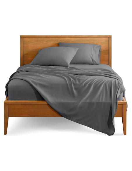 Juego de Sábanas Queen Bare Home Microfibra Ultra Suave 4 Piezas