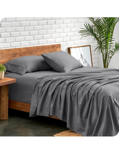 Juego de Sábanas Queen Bare Home Microfibra Ultra Suave 4 Piezas