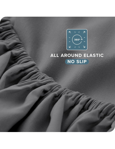 Juego de Sábanas Queen Bare Home Microfibra Ultra Suave 4 Piezas