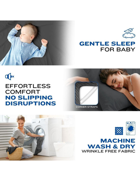 Juego de Sábanas Dreamcare Reina Microfibra 4 Piezas Gris