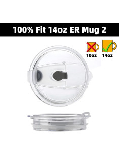 Tapa de Taza de Café NASIUSE 14 oz A Prueba de Derrames 2