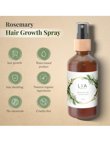 Spray Revitalizante de Romero para el Cabello 200ml