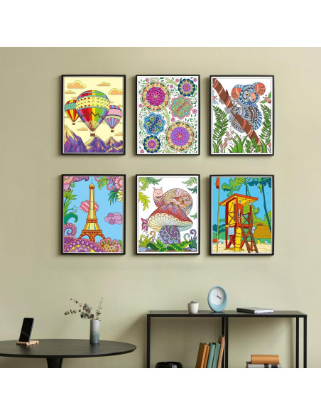 Juego de 3 Libros para Colorear Adultos Kalysky - Relajación