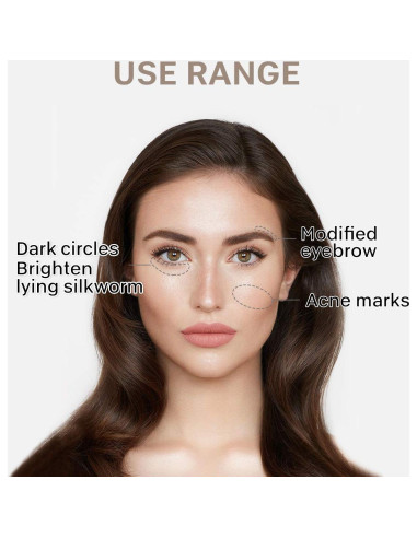 Lápiz Corrector KISSIO 01 Porcelana, Maquillaje Iluminador 0.57g