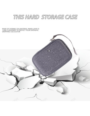 Funda de Viaje Dura SANXIULY para Irrigador Dental SYNHOPE Gris