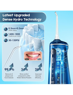 Hilo Dental a Presión Dada-Tech Inalámbrico 300ml 8 Modos 2