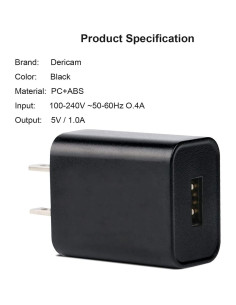 Cable de Carga USB y Adaptador para Irrigador Bucal Taobai 2