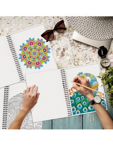 Juego de 3 Libros para Colorear Adultos Kalysky - Relajación