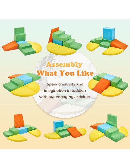 Set de 6 Bloques de Escalada KIZLAND para Niños 1-5 Años Set de 6 Bloques de Escalada KIZLAND para Niños 1-5 Años