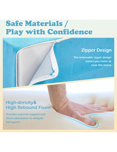 Set de 6 Bloques de Escalada KIZLAND para Niños 1-5 Años