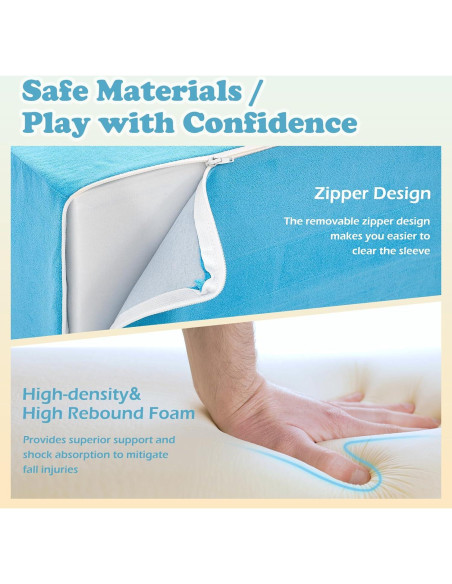 Set de 6 Bloques de Escalada KIZLAND para Niños 1-5 Años Set de 6 Bloques de Escalada KIZLAND para Niños 1-5 Años